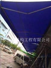 東莞廠家定做推拉篷倉庫工地移動(dòng)推拉棚大排檔遮陽雨蓬戶外伸縮停車棚活動(dòng)帳篷